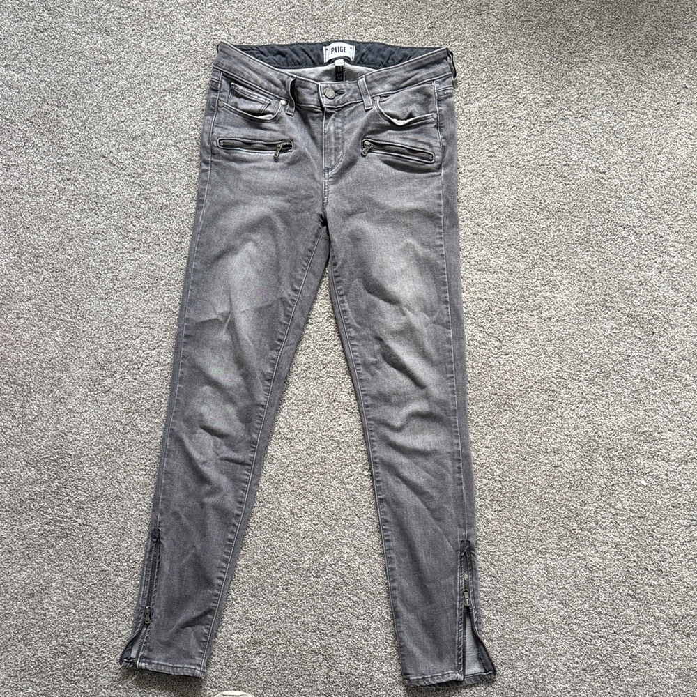 Paige- Jane Zip Jeans
